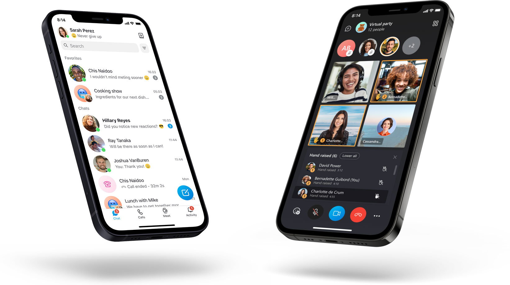 El nuevo Skype en iOS
